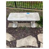 Concrete Garden Bench