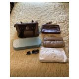 Purses & Glove Box w/gloves