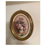 Floral Still Life Prints in Gold Frames