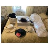 Ladies Hats, Umbrella & Hoop