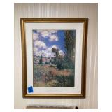 Claude Monet Framed "Path on the Ile Saint Martin" Print