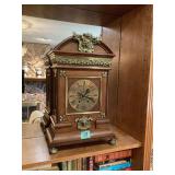 Ornate Wooden Case Table Clock
