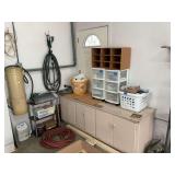 Hose, Light Bulbs, Rack, Cabinet