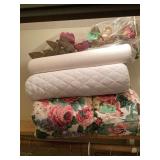 Comforter, Pillows, flower