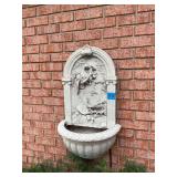 Wall-Mounted Angel Figurine Fountain