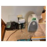 Cassette Players, Surge Protector, Air Purifier, and Assorted Books