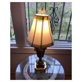Decorative Table Lamp with Classical Scene