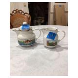 Villeroy & Boch Design Naif Porcelain Teapot and Creamer Set