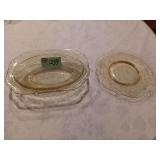 Yellow Glass Dish Set