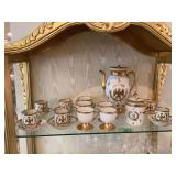 Charles Ahrenfeldt and Sevres Style Porcelain Tea Set