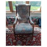 Floral Upholstered Rocking Chair