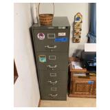 File Cabinet 4 Drawer with Contents