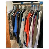 Assorted Clothing on Hangers