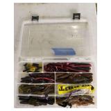 Fishing Lure Assortment in Tackle Box
