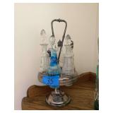 Antique 6 Slot Cruet Plate 1875