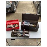 Tool Boxes with misc Electrical