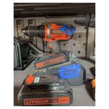 Black & Decker Drill and batteries