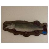 Mounted Fish Display on Wood Plaque
