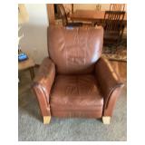 Leather Upholstered Recliner