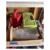 Seeder, Plastic Pitcher, Golf Balls, box