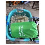 Assorted Textile Items in Basket