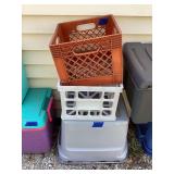 Milk Crates and Tote