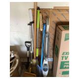 Steam mop, dust Broom, Garden shovel,