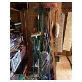 Collection of Cleaning Tools and Oreck XL Vacuum