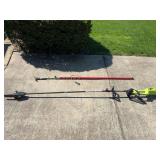 Poulan 810EPT Electric Pole Pruner and Craftsman Manual Pole Saw