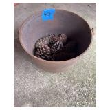 Cast Iron Cauldron with Bail Handle
