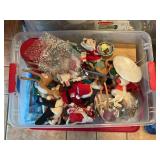 Collection of Midwest of Cannon Falls Holiday Mouse Figurines and Decorative Tin