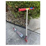 Razor Folding Kick Scooter with Red Wheels