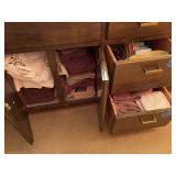 Bathroom Vanity Cabinet with Medical Supplies and Linens