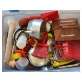 Assorted Toy Kitchenware and McDonald