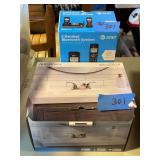 AT&T 2-Handset Bluetooth Telephone System and Aqua Vista Polished Brass Bathroom Faucet