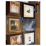 Collection of Six Framed Artworks and Prints