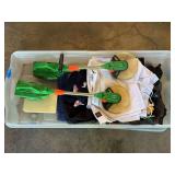 Assorted Lot of Apparel and Toy Lawn Trimmers