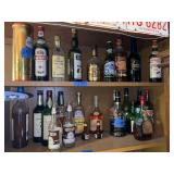 Assorted Collection of Spirits, Mixers, and Beverages