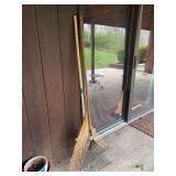 Set of Two Garden Rakes