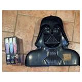 Star Wars Darth Vader Carrying Case with Assorted Action Figures and Trilogy VHS Set