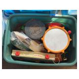 Assorted Toy Musical Instruments Including Fisher-Price Pull-A-Tune