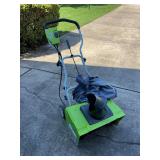 Electric Snow Blower with Adjustable Chute and Handle