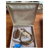 Napier Jewelry Set with Necklace, Bracelet, and Earrings in Original Box