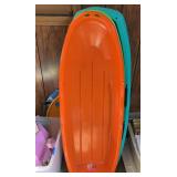 Collection of Plastic Snow Sleds