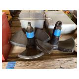 Set of Two Mushroom Boat Anchors