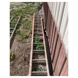 Werner fiberglass extension ladder