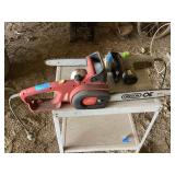Lot of Two 14-Inch Electric Chainsaws