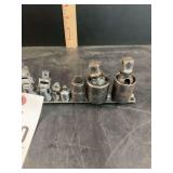 Assorted Universal Joint Socket Adapters 1/4” & 1/2” Dr.