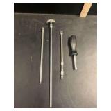 Assorted Socket Wrench Extensions and Spinner Handle 1/4” Dr.