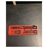 Socket Wrench Extension Set 1/2” Dr. with Red Plastic Tray